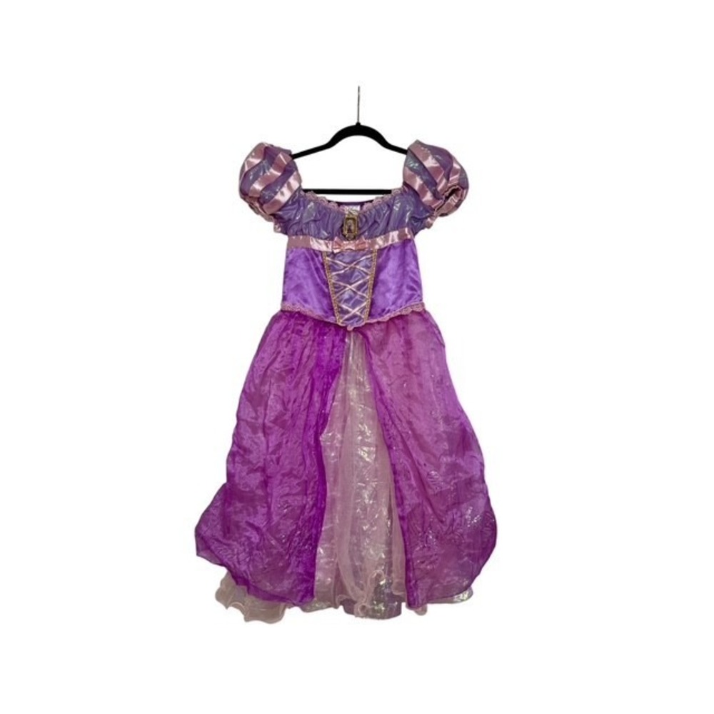 Disney Store Rapunzel Costume Dress Up Purple Pink Sparkle Tangled Size 9/10